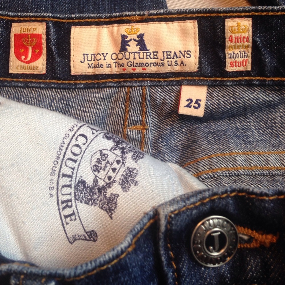JUICY COUTURE BEAUTIFUL BOOTCUT JEANS EXCELLENT